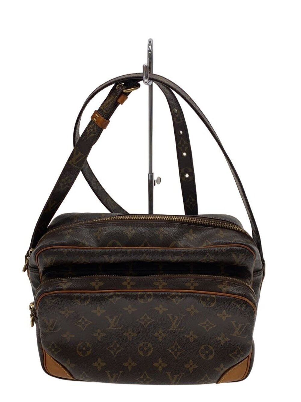 Louis Vuitton Nile Monogram Canvas Crossbody Bag Brown